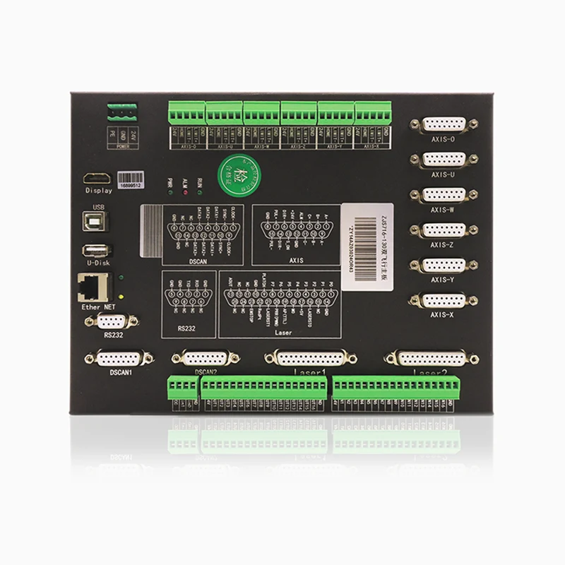 ZJS716-130 Galvanometer Dual Uçuş Görüşü 3C Film üçün Lazer Nəzarət Kartı