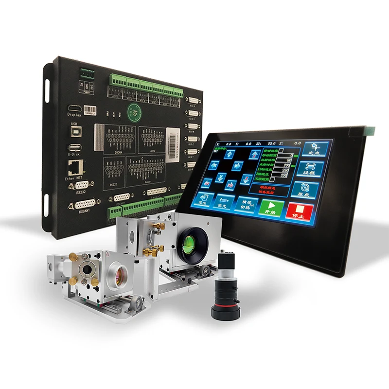 ZJS716-2000 Galvanometer Dual Uçuş Görüşü Toxuculuq üçün Lazer İdarəetmə Şurası